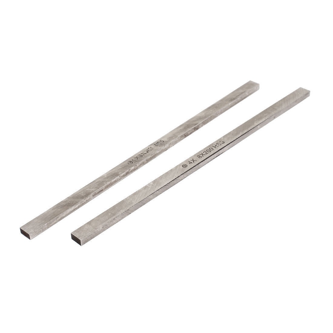 2 Pcs Machinist Metalworking Cutting Lathe HSS Tool Bit 4mm x 8mm x 200mm