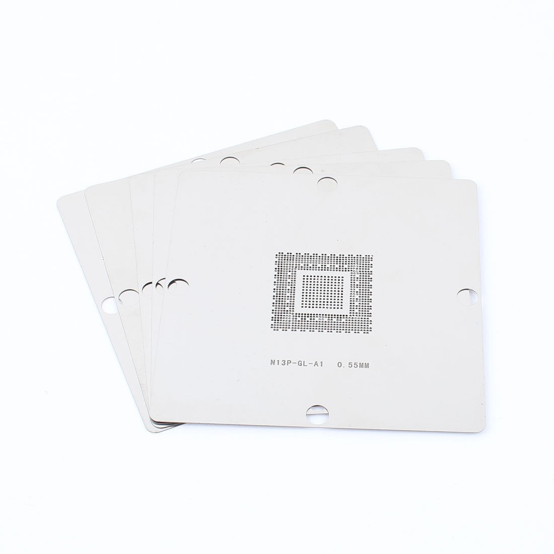 5pcs Directly Heat Rework BGA Reball Universal Stencil Template for N13P GL A1