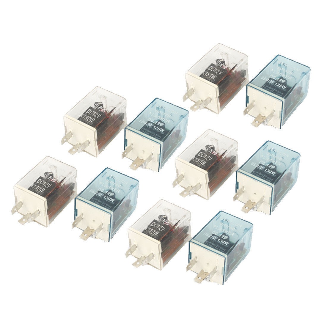 10 Pcs DC 12V 3 Pin Electronic Car Flasher Relay Flash