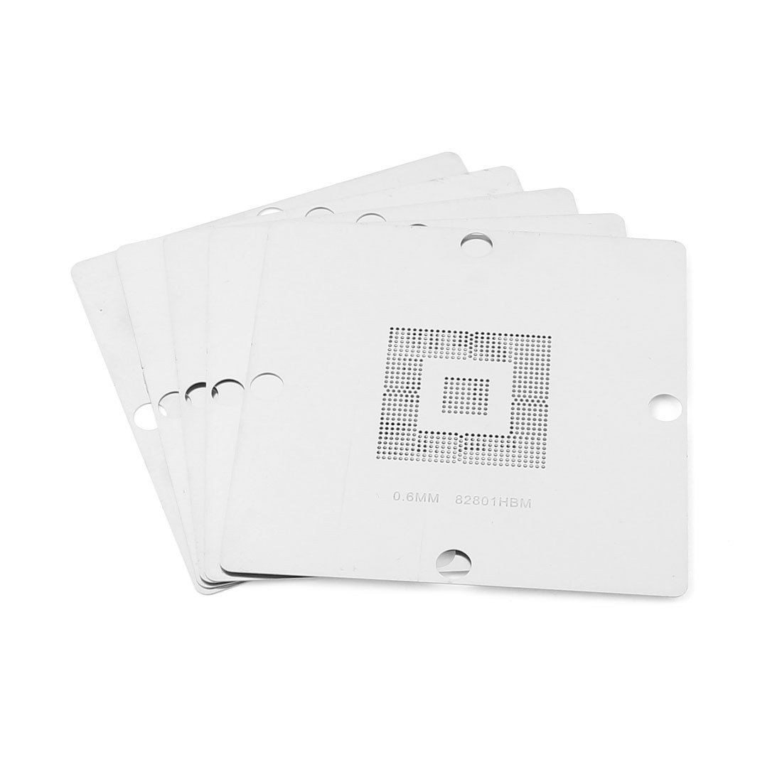5pcs 80x80mm Rework BGA Reball Reballing Universal Stencil Template for 82801HBM