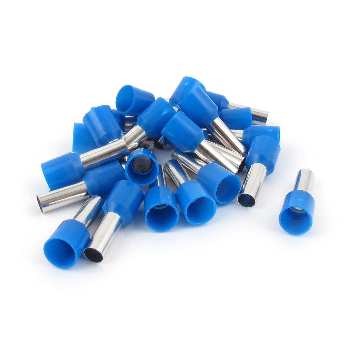 20 Pcs Insulated Ferrule Cord End Terminal Wire Connector Blue E10 12 8AWG 10MM2
