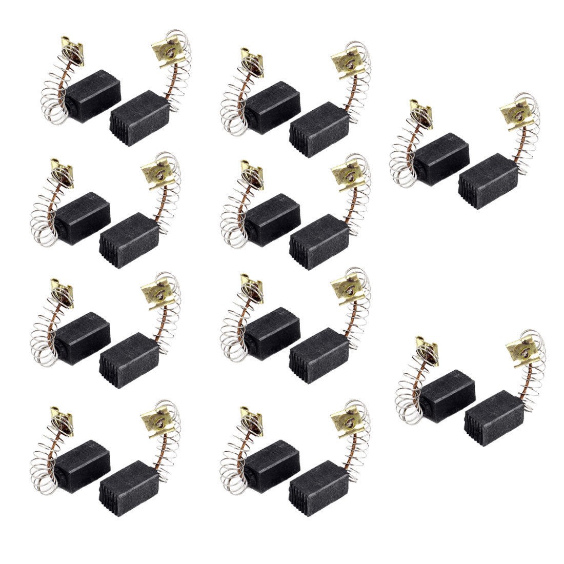 20 Pcs Power Tool Replacement Motor Carbon Brushes Gray 13mm x 7mm x 6mm