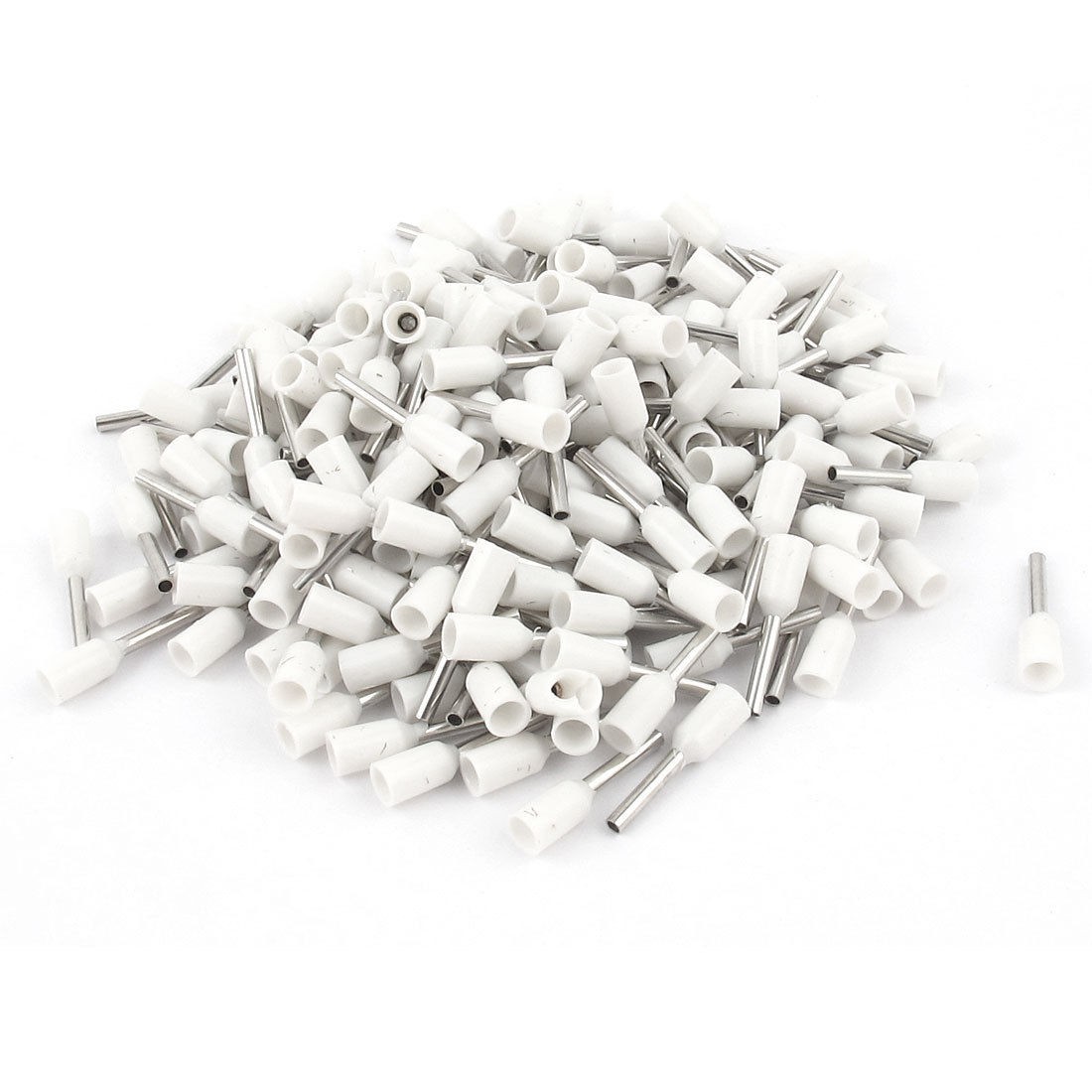 200 Pcs Crimp Cord End Terminal Pre Insulated Ferrule White E7508 20AWG 0 75MM2