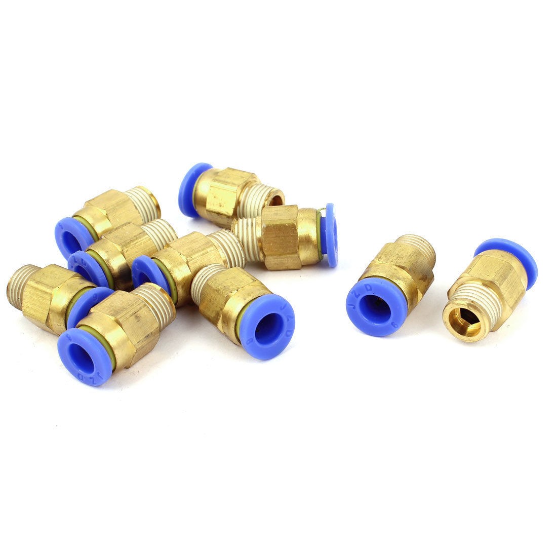 6mm Tube 1 8"BSP Male Thread Quick Connector Pneumatic Air Fittings 10 Pcs