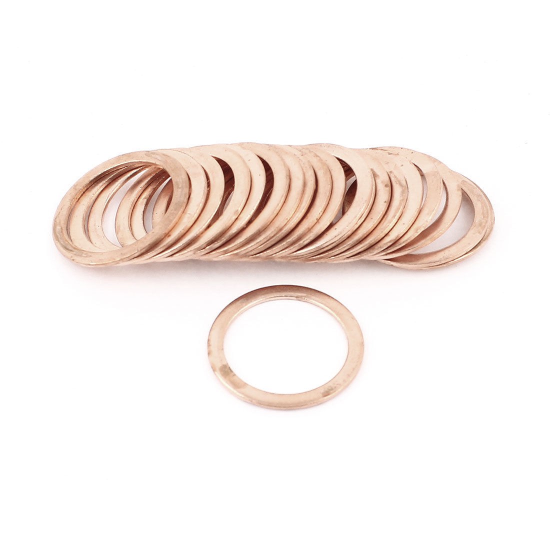 20pcs 27mmx35mmx1 5mm Flat Copper Crush Washer Sealing Ring Gasket