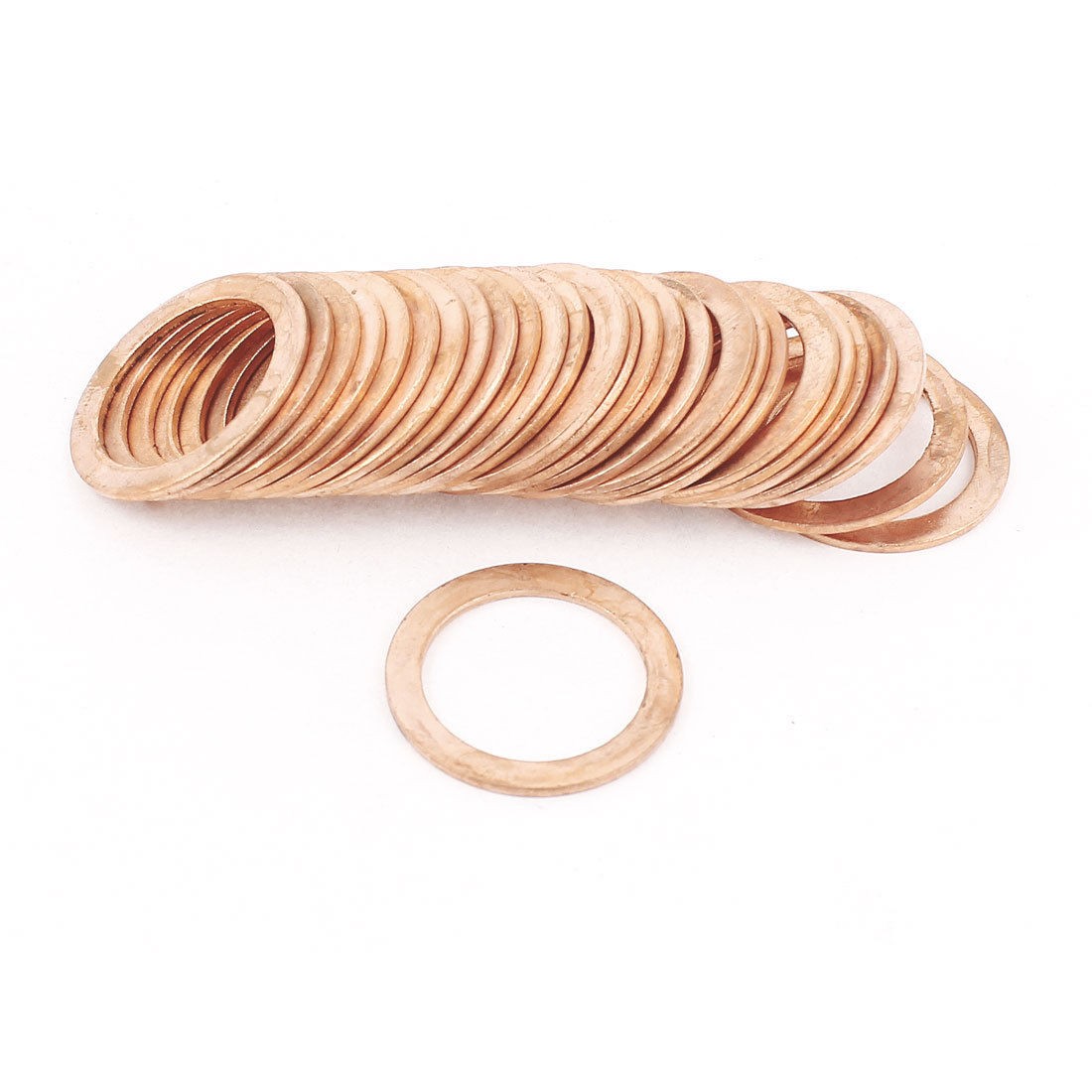 20pcs 24mmx32mmx1 5mm Copper Crush Washer Flat Ring Gasket Fitting