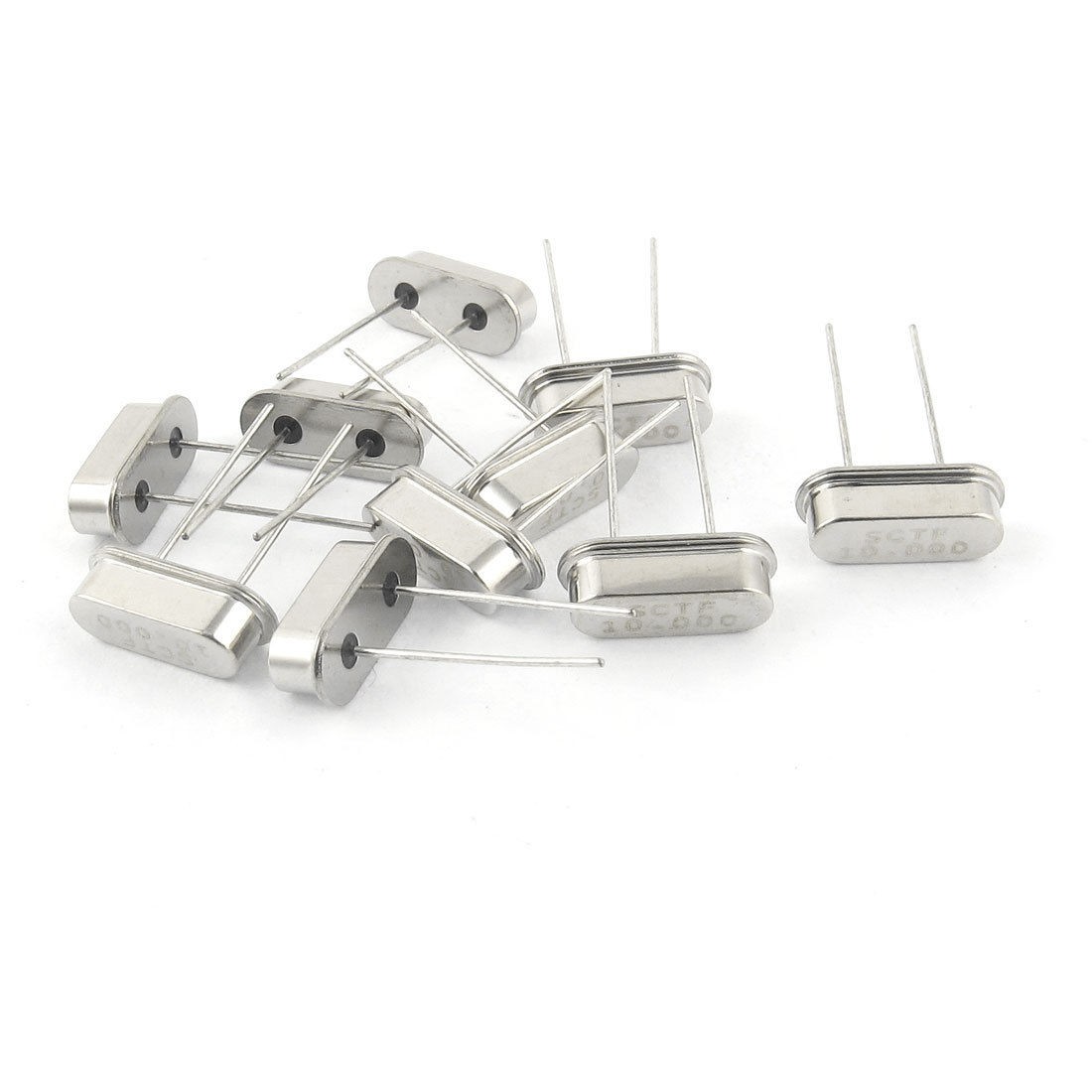 10 Pcs HC 49S 10 000MHz 10MHz 10M Hz 20pf DIP Crystal Oscillators