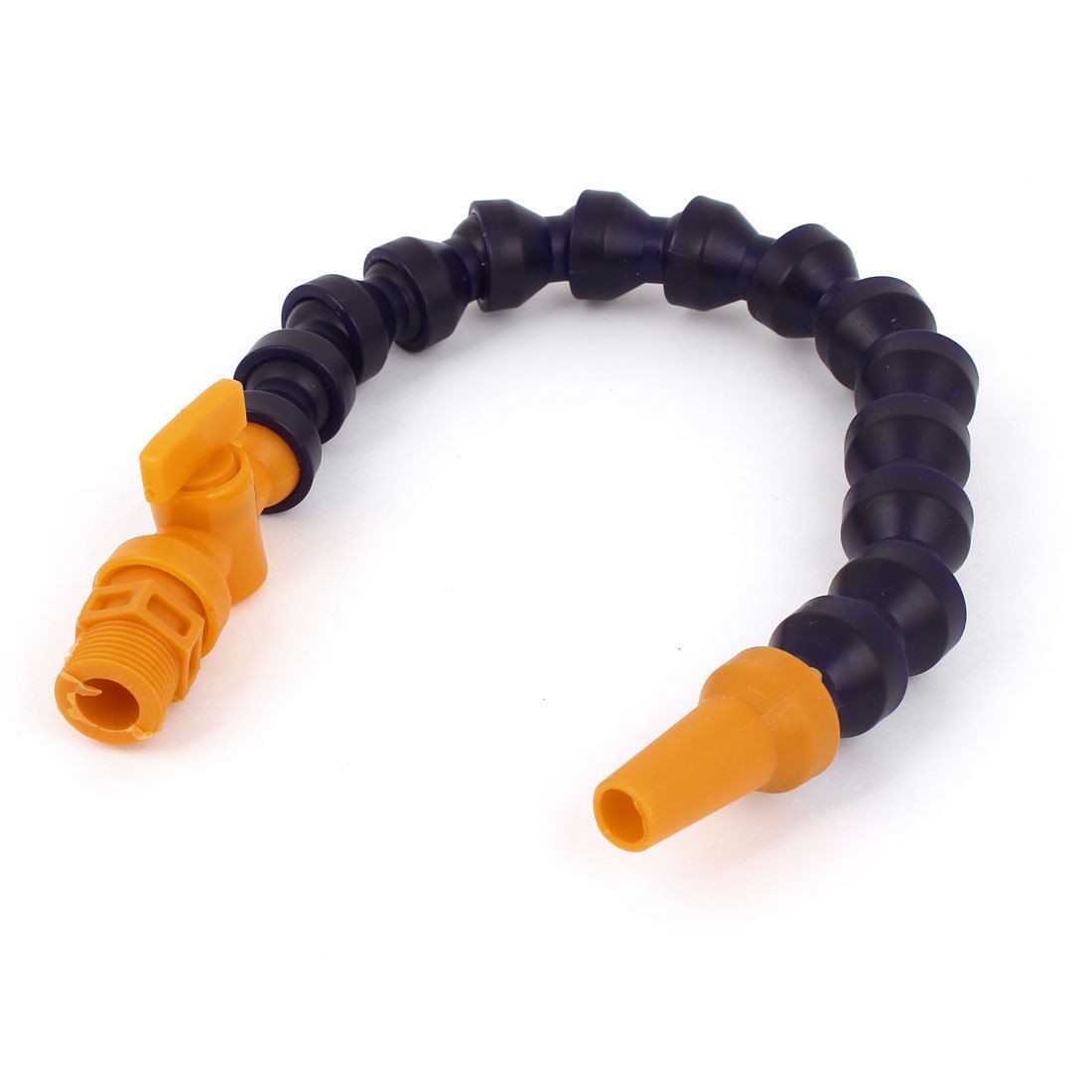 Plastic 3 8 BSP Male Thread Round Nozzle Flexible Water Oil Coolant Pipe Hose
