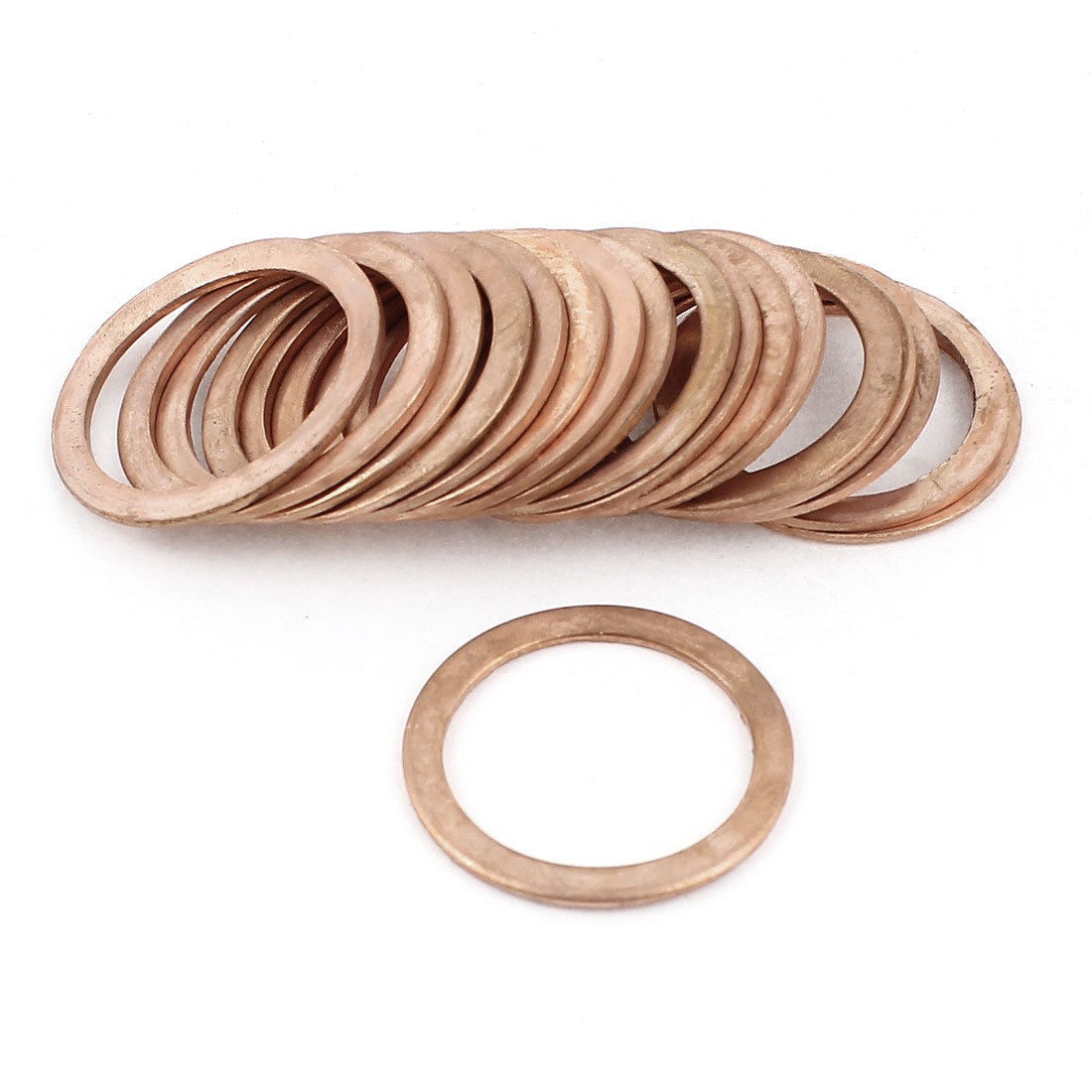 20 Pcs 28x36x1 5mm Copper Crush Washer Flat Ring Gasket Fitting