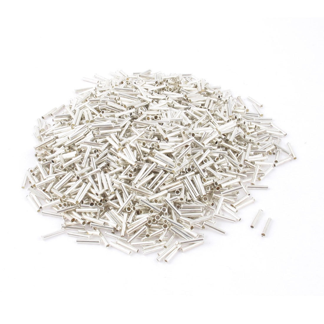 2000pcs Wire End Uninsulated Ferrules EN1010 for 18AWG 1 0MM2 Cable