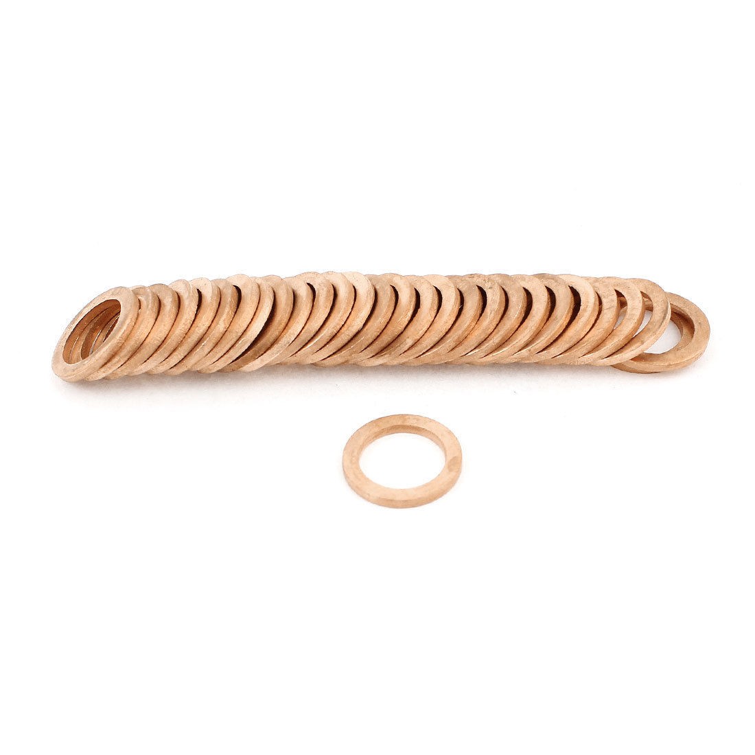 14mmx20mmx2mm Tattoo Machine Copper Crush Washer Flat Ring Gasket 50pcs