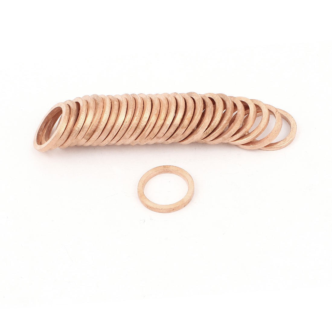Tattoo Machine Copper Crush Washer Flat Ring 13 5mmx17 5mmx2mm 50pcs