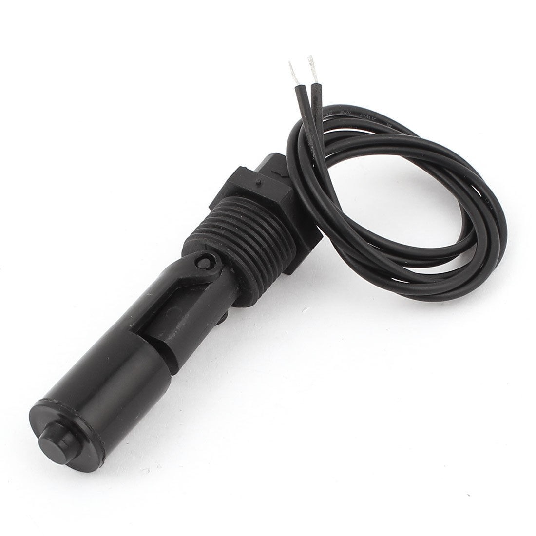 19mm Thread Black PP Tank Pool Water Level Liquid Sensor Horizontal Float Switch