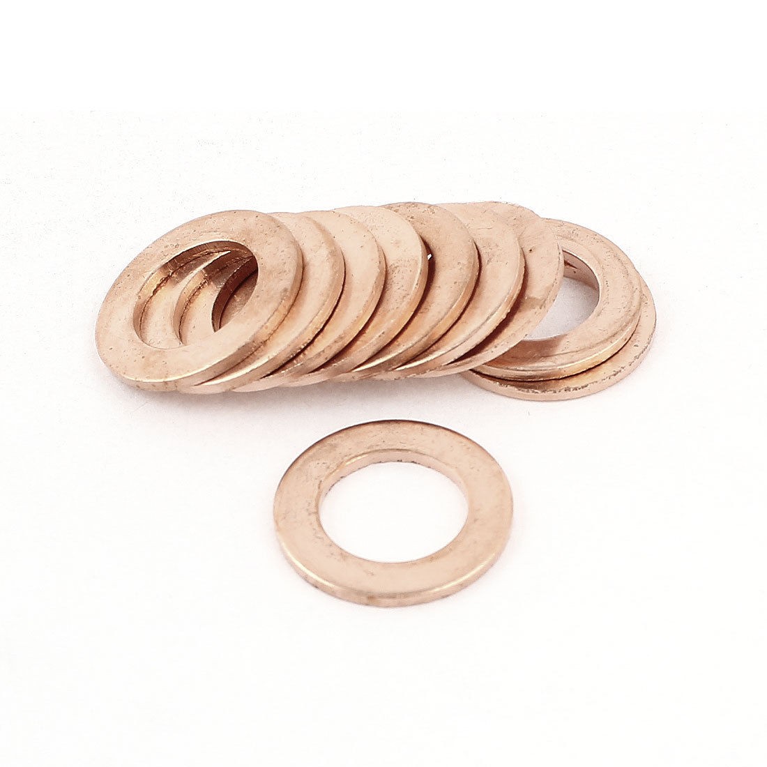 10 Pcs 12mmx20mmx1 5mm Copper Flat Washer Gasket Spacer Seal Fitting Fasteners