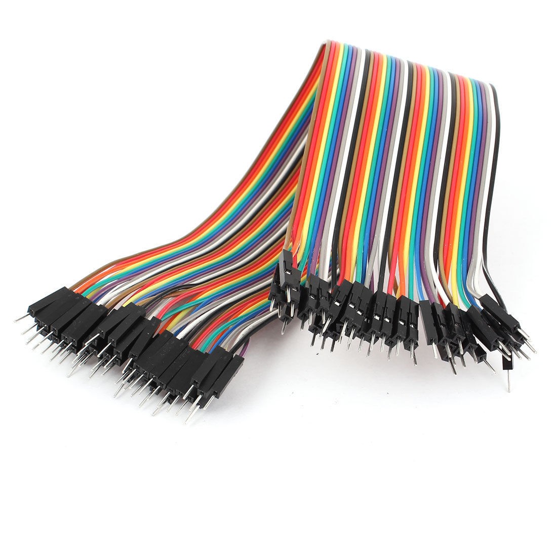 30cm Shield 40pin Male to Male 2 54mm 1P 1P Jumper Wire Flat Cable for Arduino