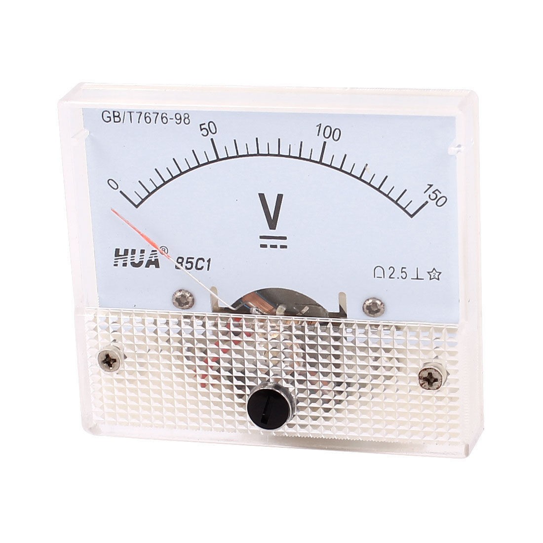 85C1 DC0 150V 2 5 Accuracy Fine Tuning Dial Voltage Panel Meter Analog Voltmeter