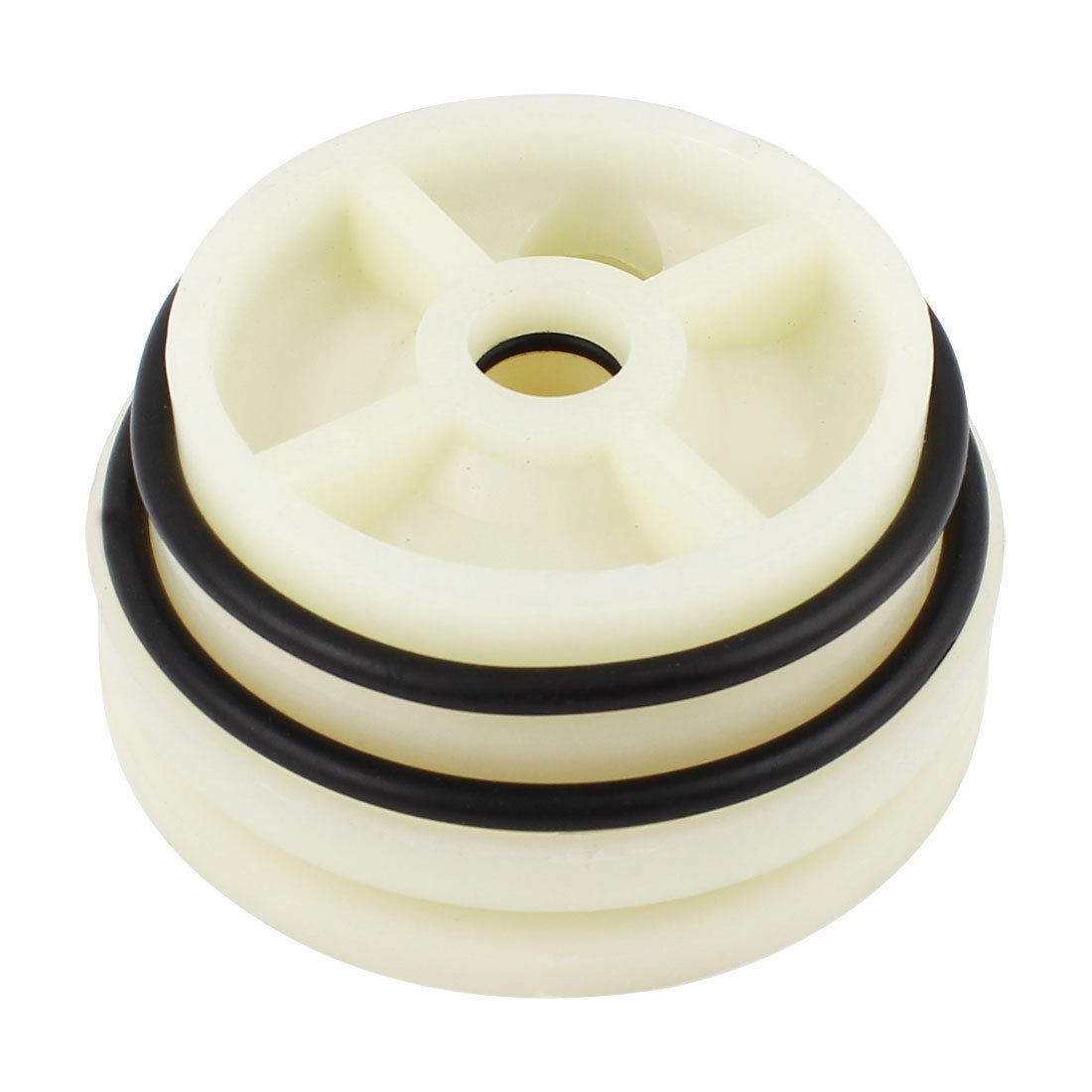 Beige 95mm 4" Diameter Reverse Osmosis O Ring Nylon Ro Membrane Housing End Cap