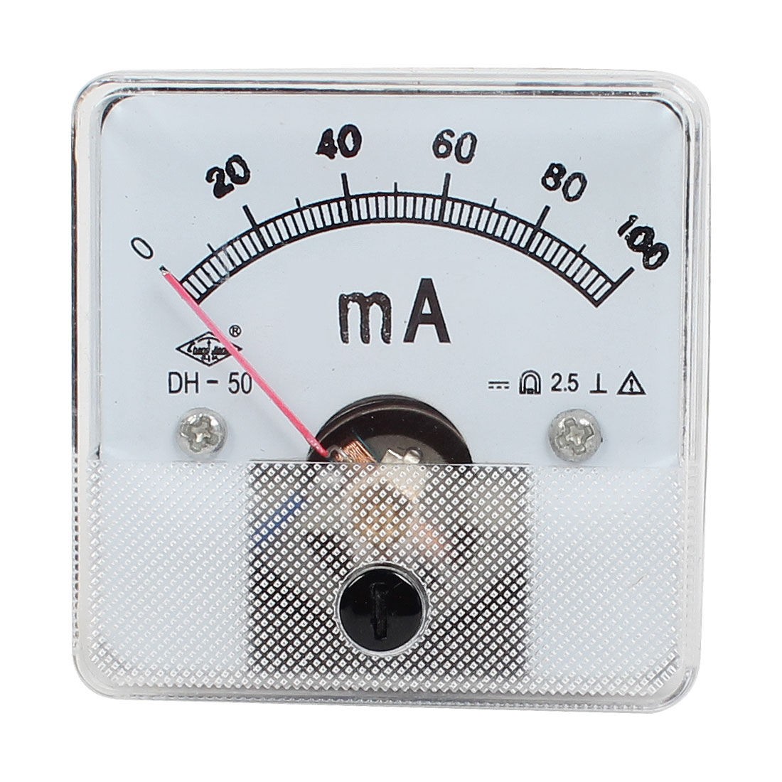 DH 50 DC 0 100mA Analog Ammeter Panel Current Meter Ampmeter Gauge