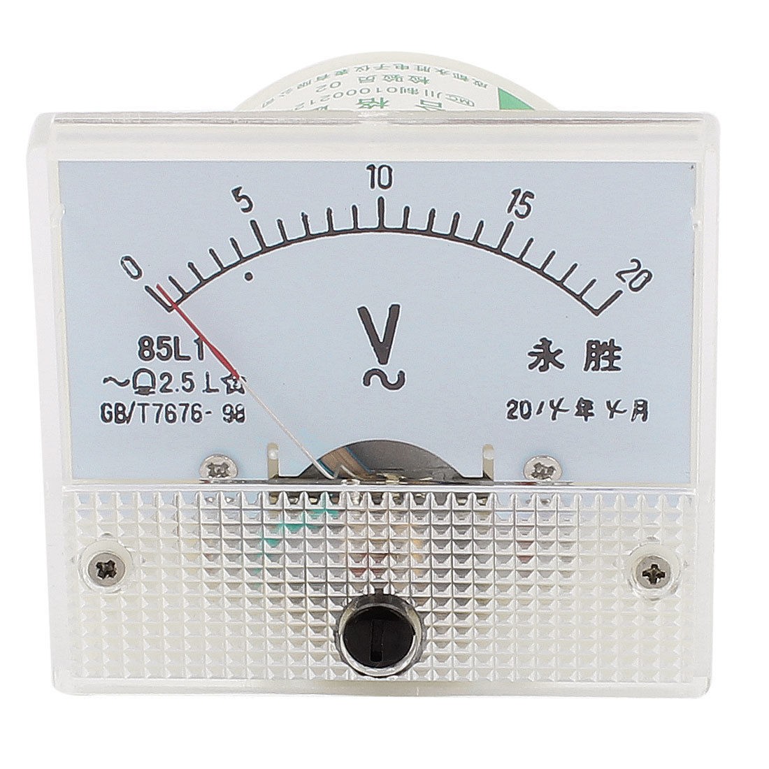 85L1 Analog Panel Volt Voltage Meter Voltmeter Gauge AC 0-20V