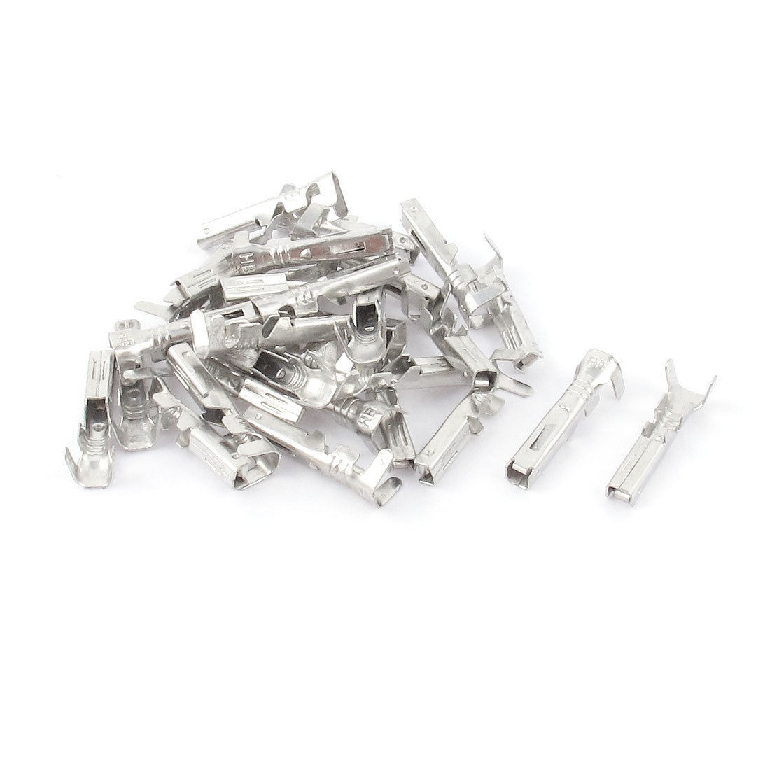 Boat Car Speaker 1.5mm Metal Female Crimp Spade Terminal Wire Connector 30Pcs
