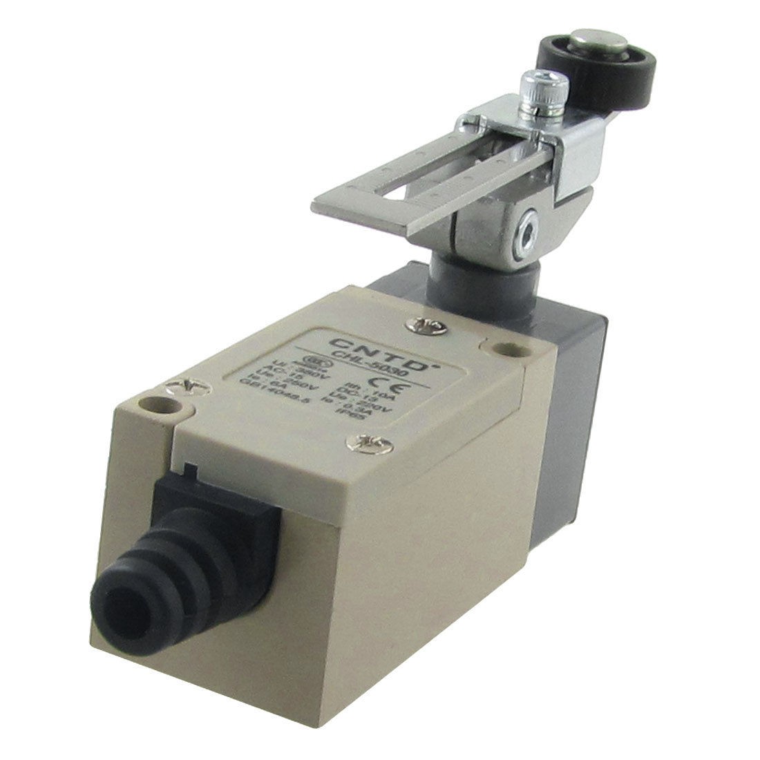 Rotary Adjustable Roller Lever Arm Limit Switch 6A/250VAC 0.3A/220VDC