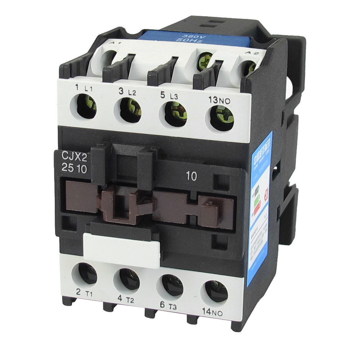 380V Coil Motor Controler AC Contactor 3 Pole NO N/O 660V 15KW CJX2-2510