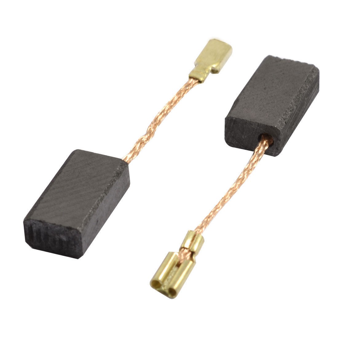 6 Pcs 39/64" x 5/16" x 1/5" Carbon Brushes for Angle Grinder