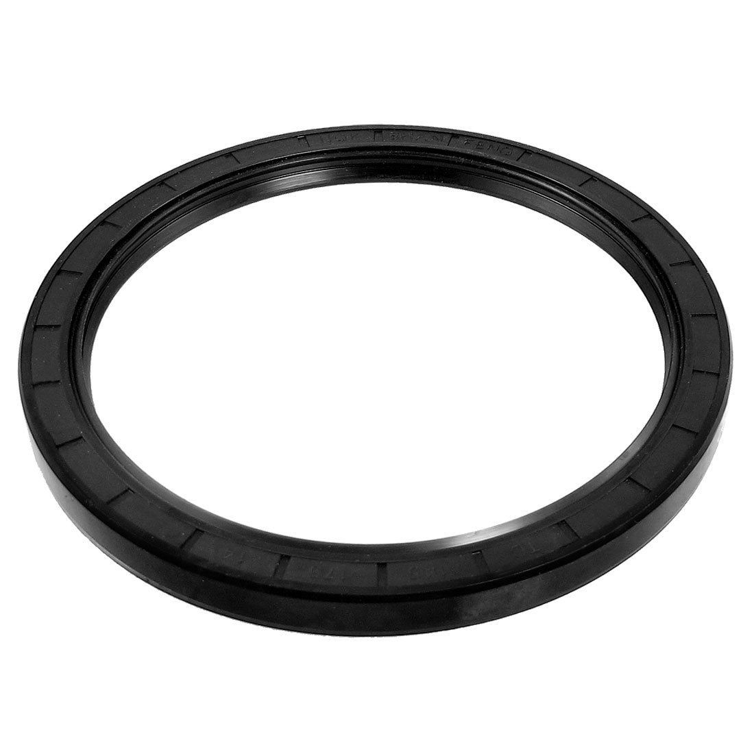 Steel Spring NBR Double Lip TC Oil Seal Black 145mm x 175mm x 14mm