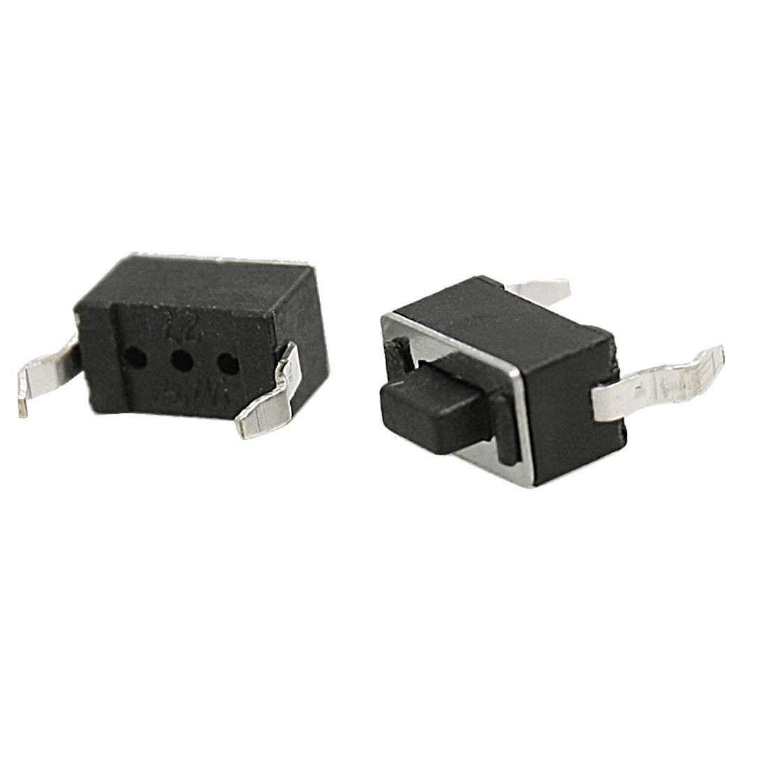 50 Pcs Momentary Tact Tactile Push Button Switch 2 Pin DIP Through Hole 3x6x5mm