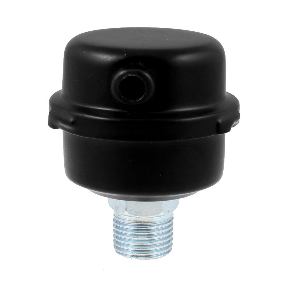 Metal Case 1/2"PT Thread 7.5mm Exhaust Exhaust Silencer Muffler Black