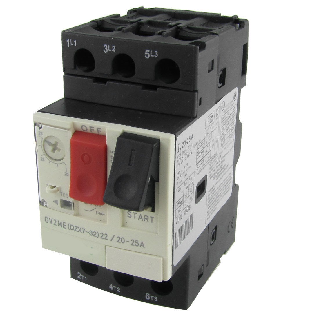 3P 3 Poles Motor Protective Circuit Breaker Uimp 6KV 20-25A 690V