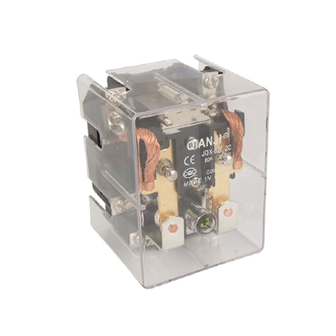 DC 24V Coil 80A 28V DC 250V AC High Power Relay DPDT JQX-62F 2C