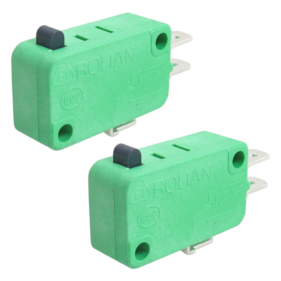 Push Button Actuator Basic NO NC Momentary Micro Switch 2 Pcs