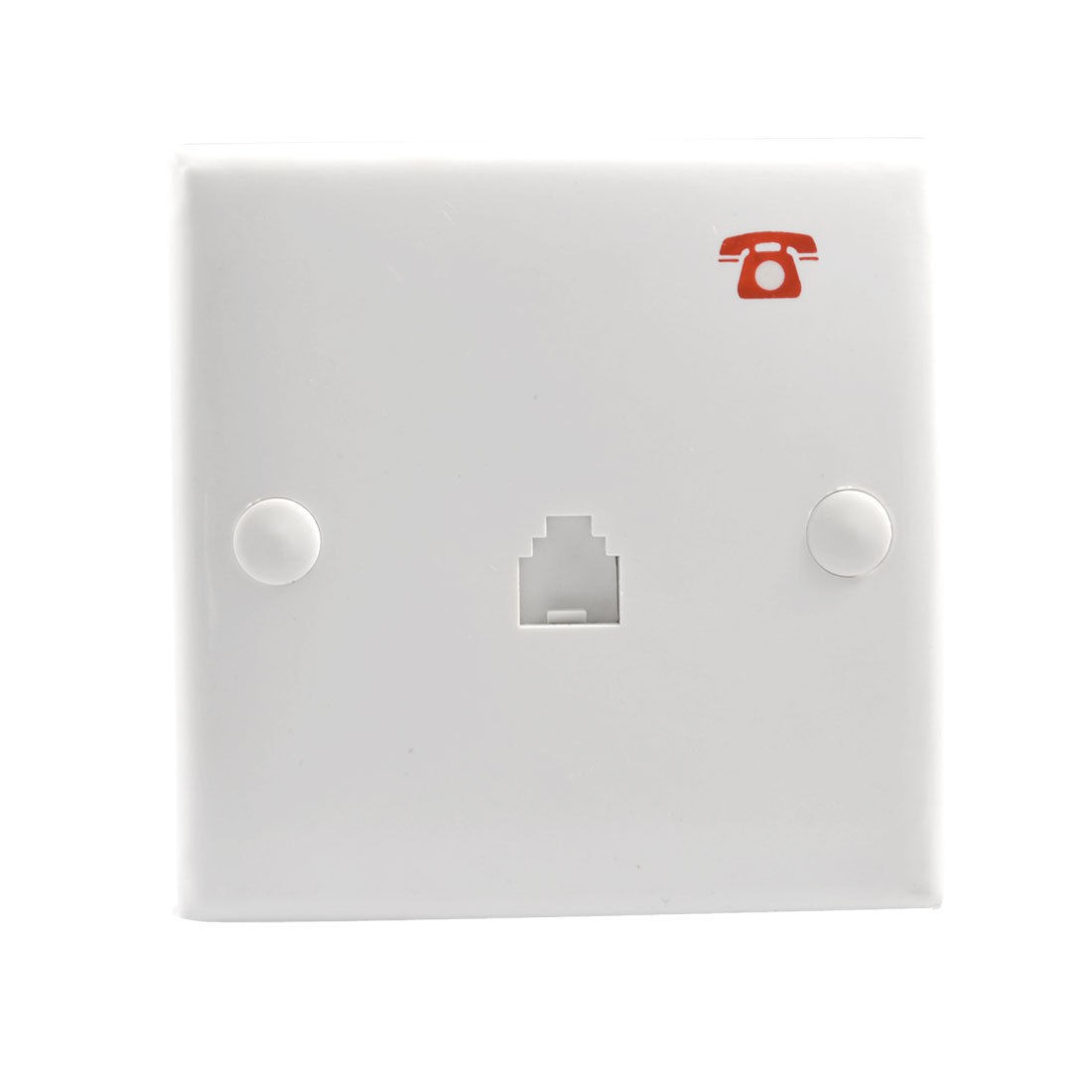 Single Gang 6P4C 4 Pin Telephone Socket Wall Plate