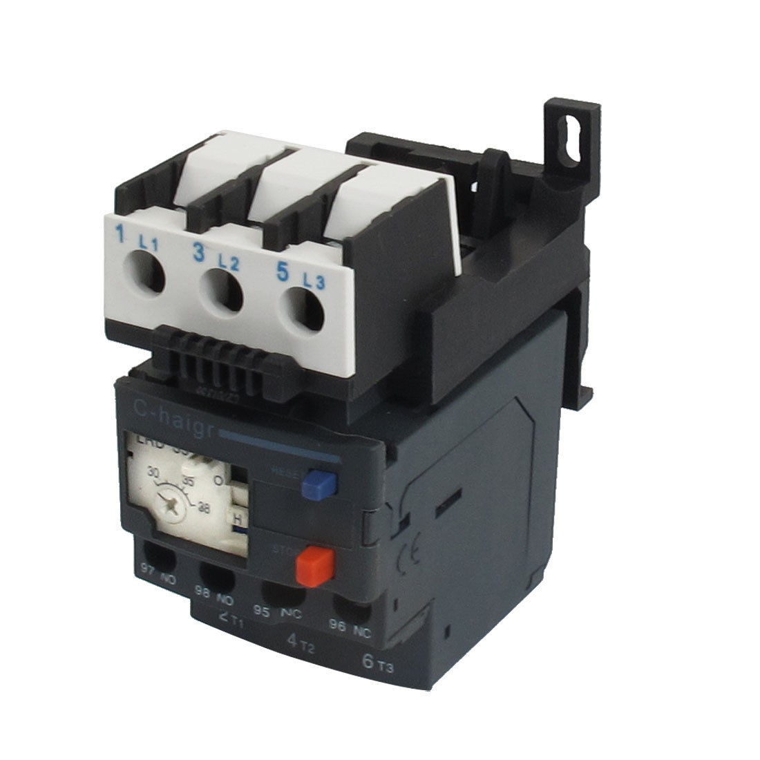 JR28-25 38A 690V 1NO 1NC 3 Phase Thermal Overload Relay w Socket Fgsnb