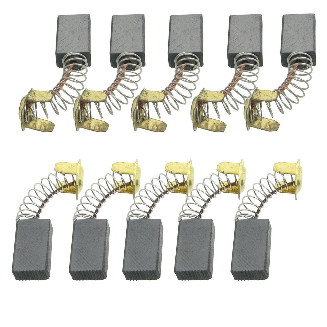 10 Pcs Spring Type Electric Drill Motor Carbon Brushes 45/64" x 13/32" x 7/25"