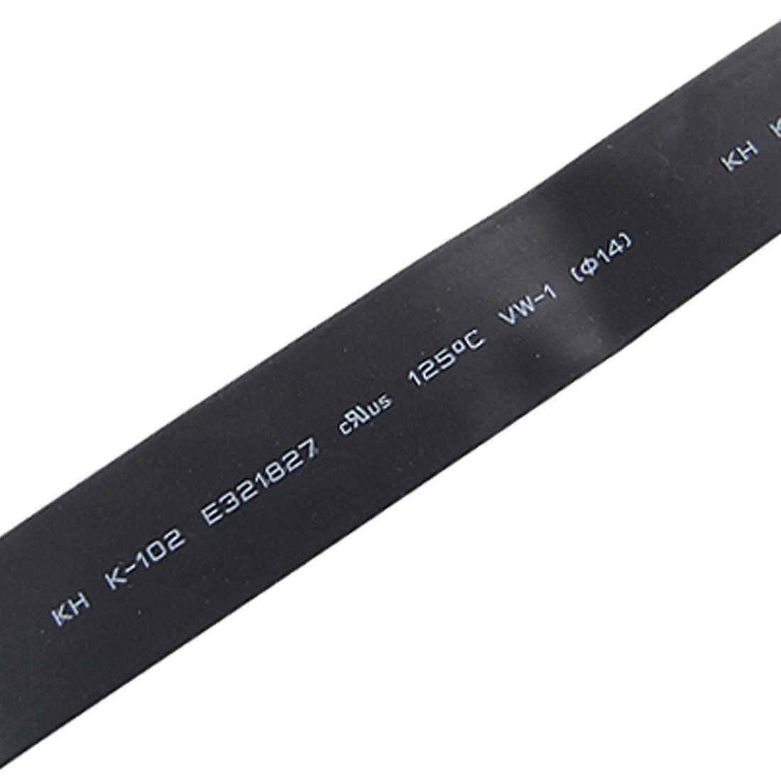 14mm Black Heat Shrinkable Tube Shrink Tubing 3 Meter 9.8ft