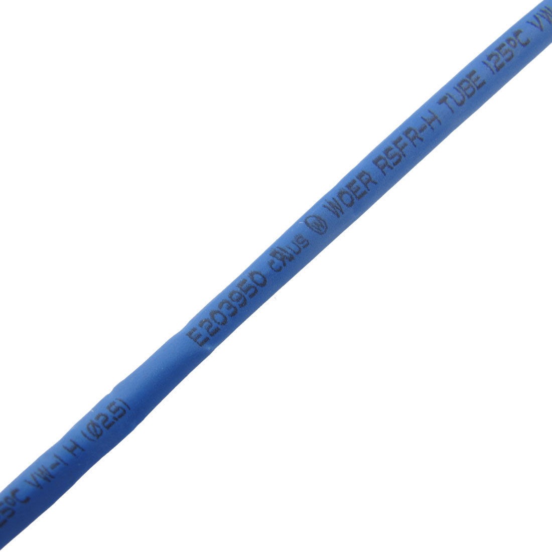 4M 13.1 Ft Long 2.5mm Dia. Blue Polyolefin Heat Shrinkable Tube