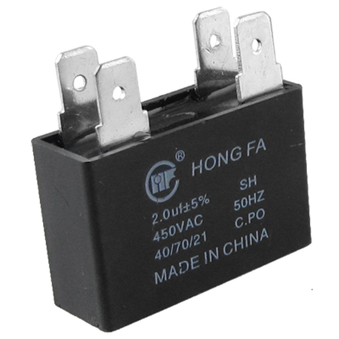 Polypropylene Film Motor Running Capacitor 2uF 2MFD 450V AC