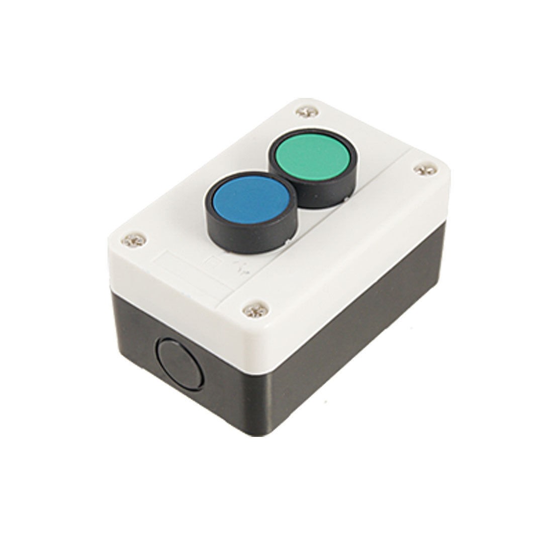 Green Blue Push Button Momentary Action Switch Station
