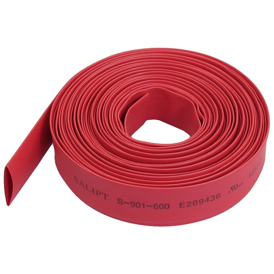 Ratio 2:1 10mm Dia Red Polyolefin Heat Shrinkable Tube Tubing 6 Meters