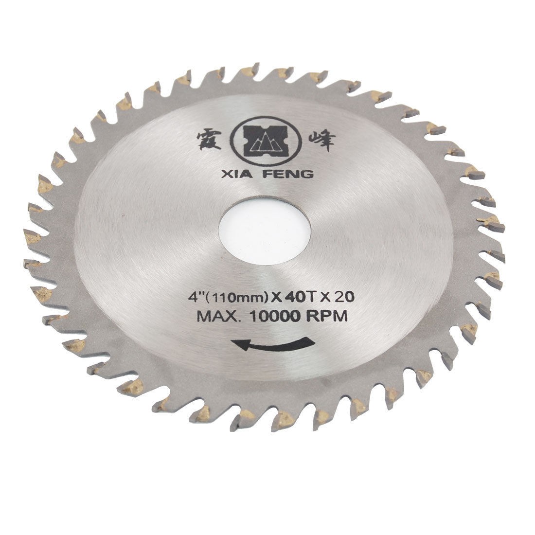 Red 110mm x 20mm 40T Disc Wheel Slitting Saw Blade