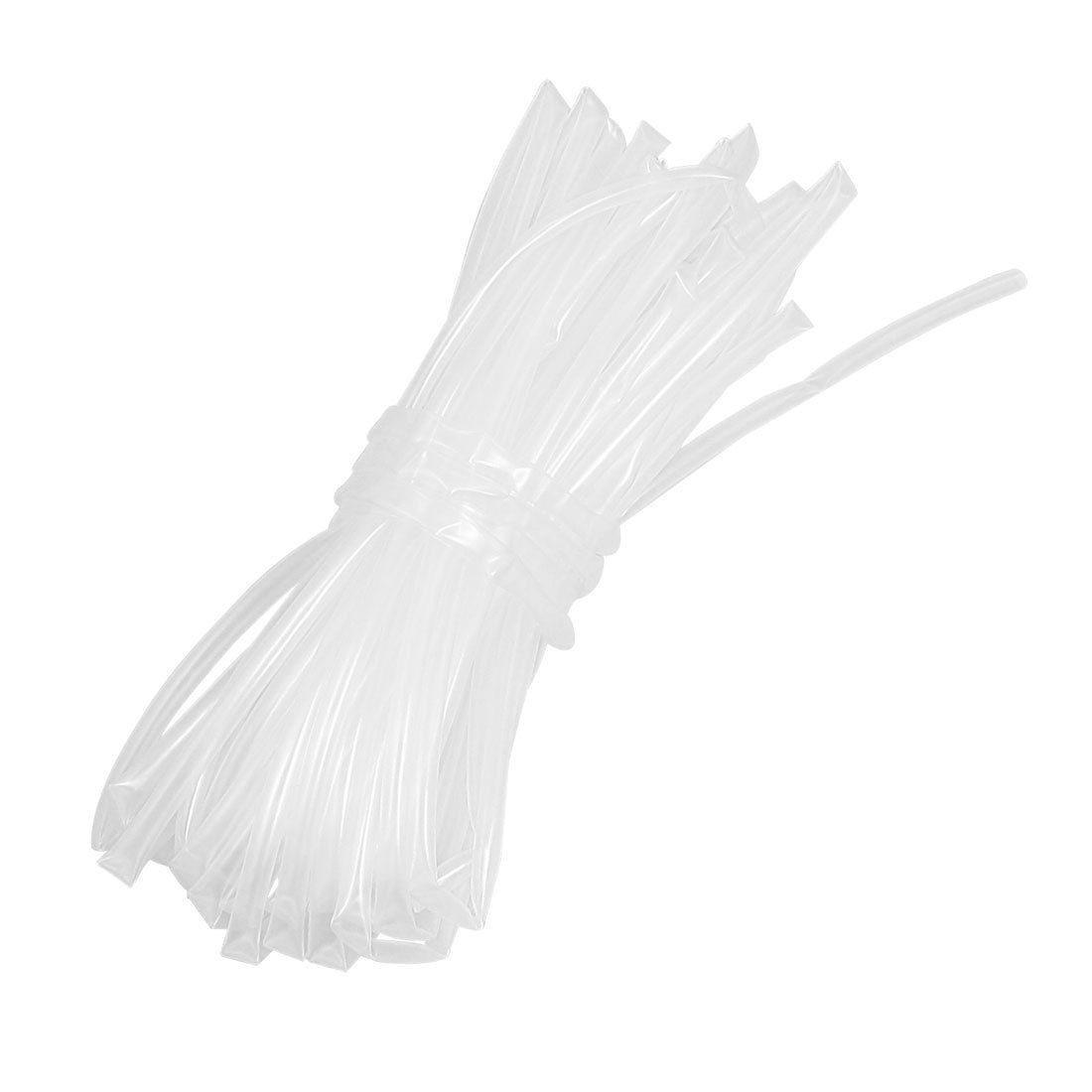 3.5mm Diameter Clear Polyolefin Heat Shrinking Tube 10M 32.8ft