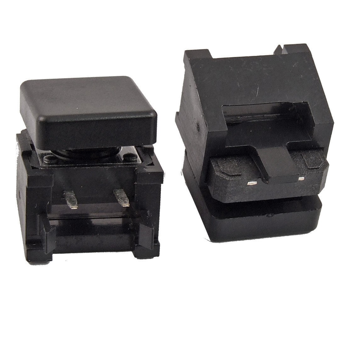 2 Pcs Momentary Tact Tactile Push Button Switch Right Angle 12 x 12 x 9mm w Cap