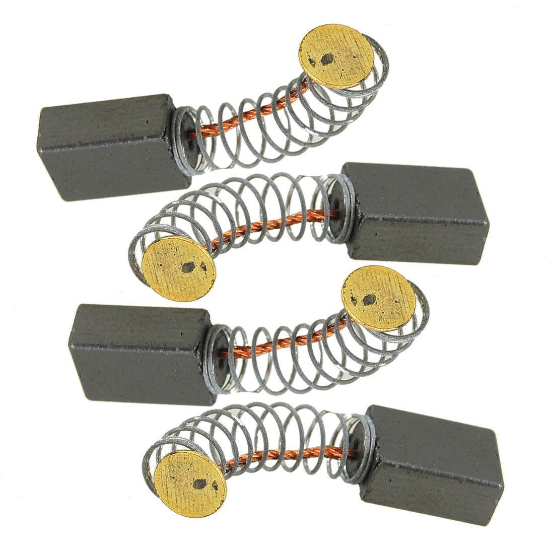 11mm x 8mm x 4.5mm Electric Motor Carbon Brushes 2 Pairs