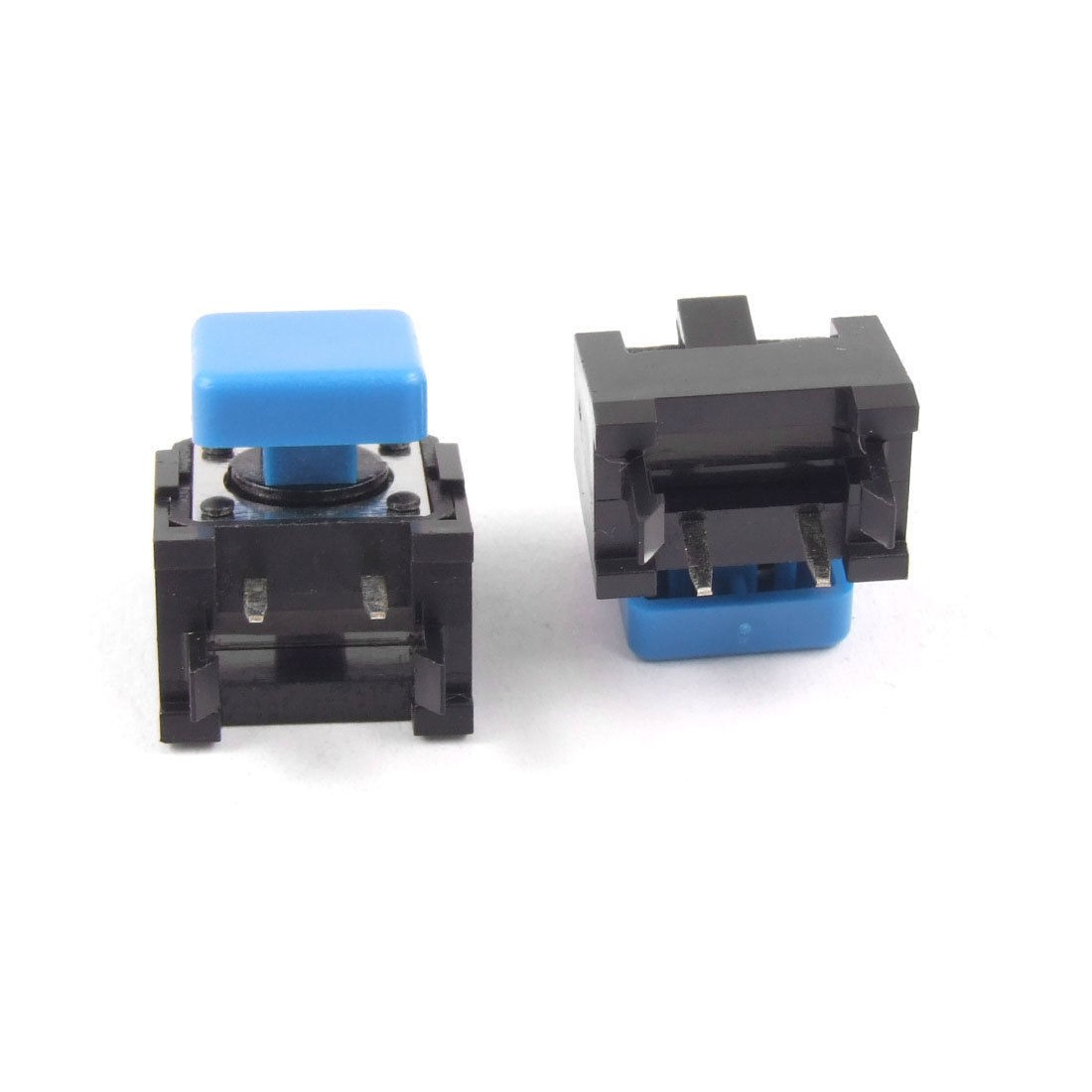 10x Momentary Tactile Push Button Switch Right Angle 12 x 12mm x 9mm w White Cap