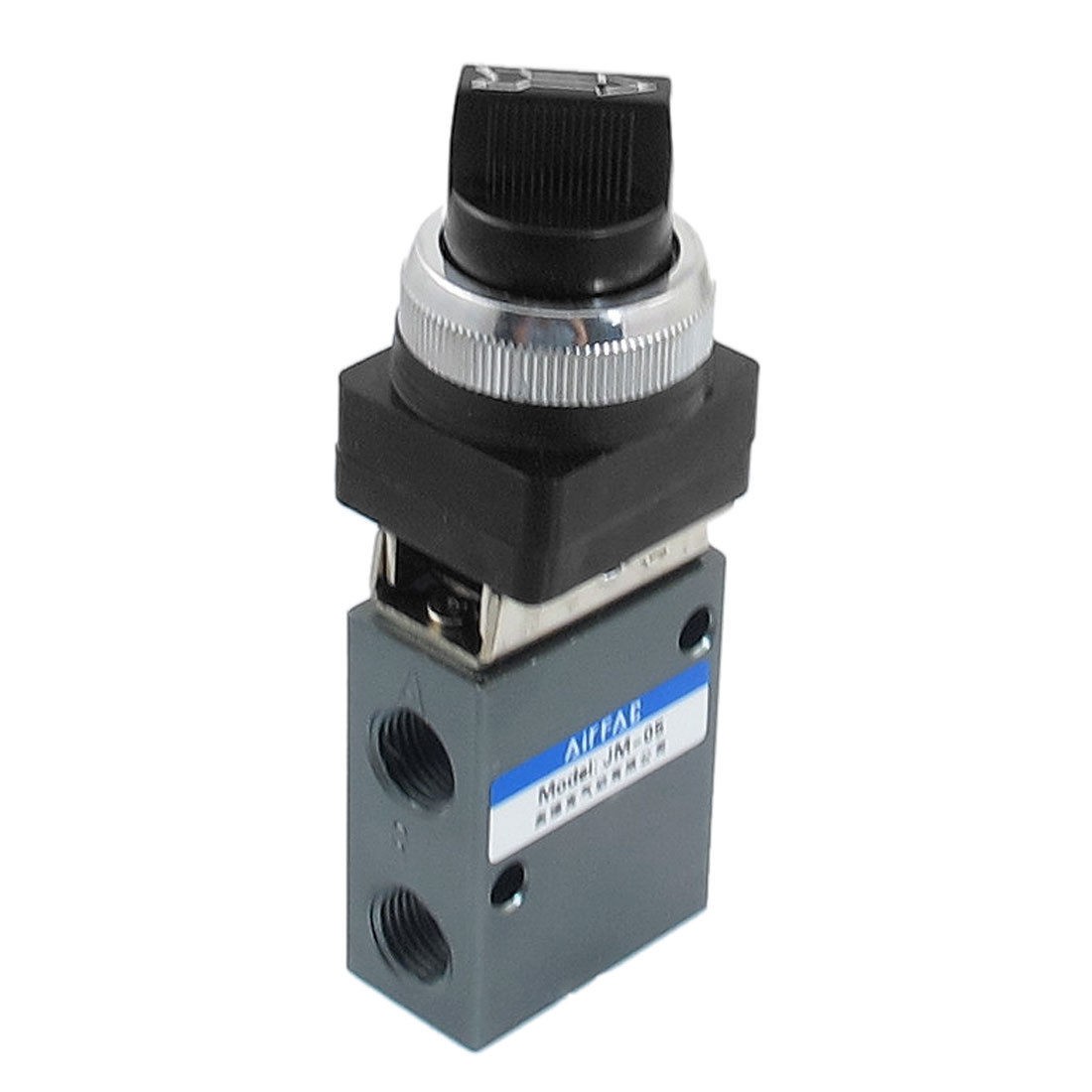 G1/4" 2 Position 3 Way Latching Knob Air Pneumatic Mechanical Valve