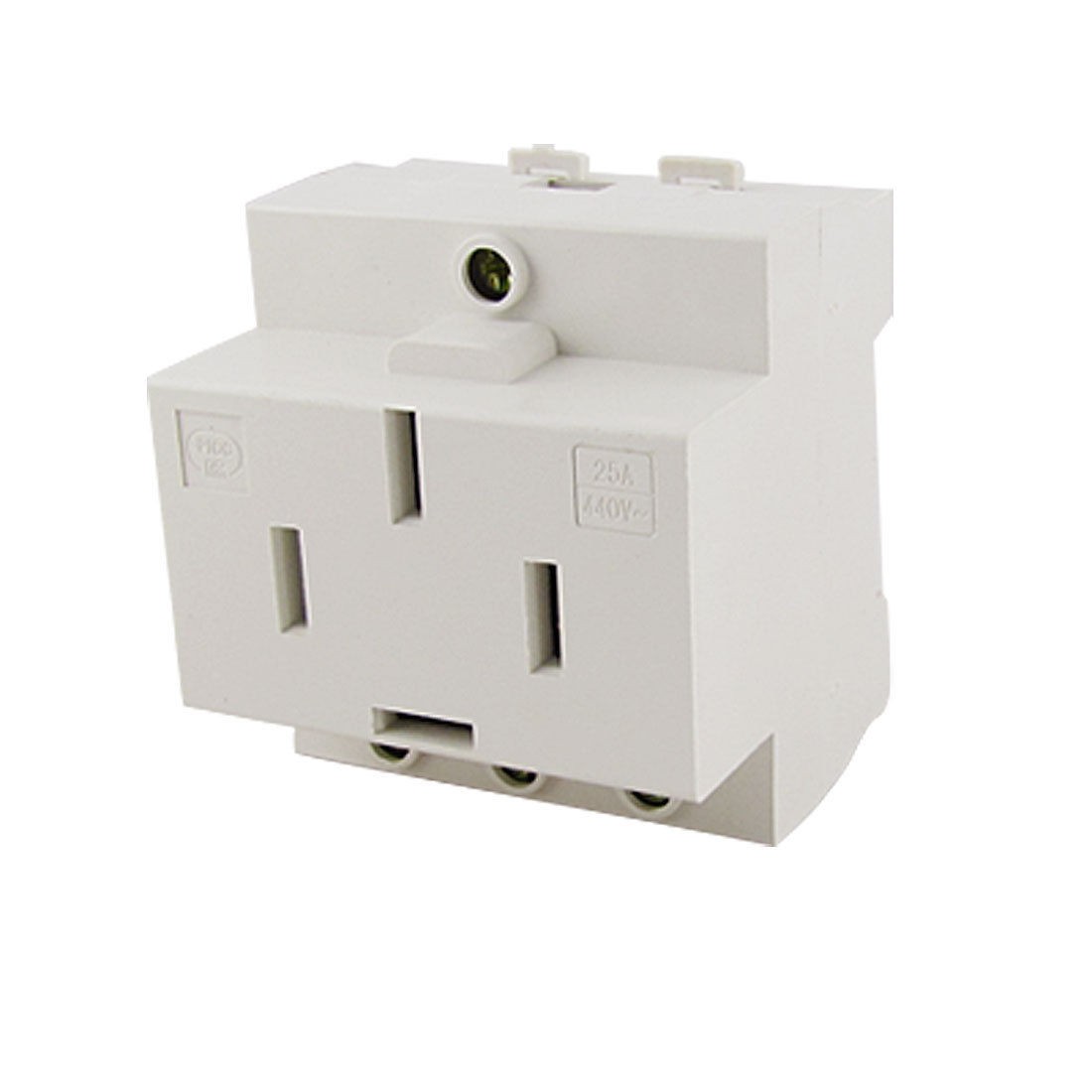 AC440V 25A Multifunction 4 Flat Pin Plug Modular Socket Box