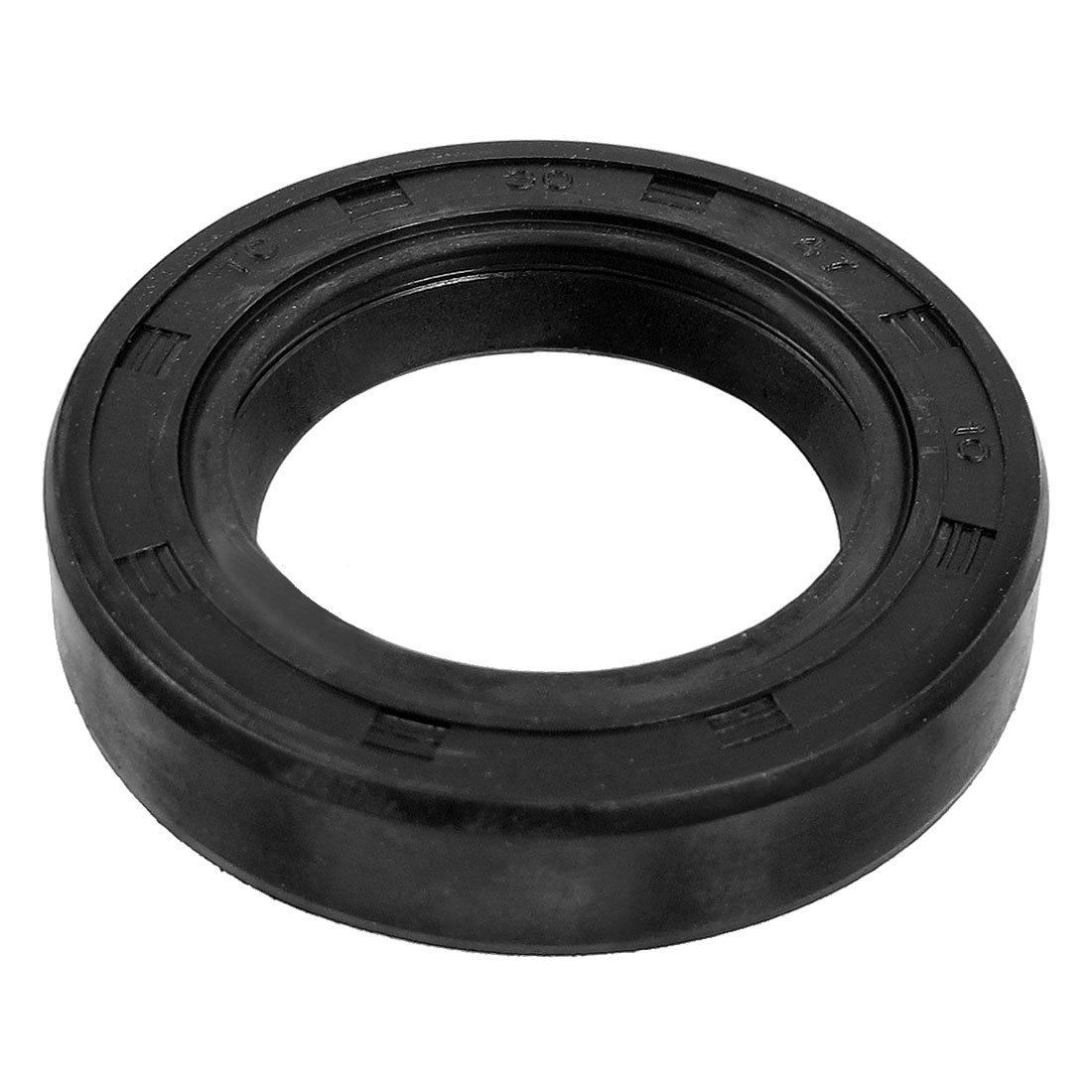 Steel Spring NBR Double Lip TC Oil Seal Black 30mm x 47mm x 10mm