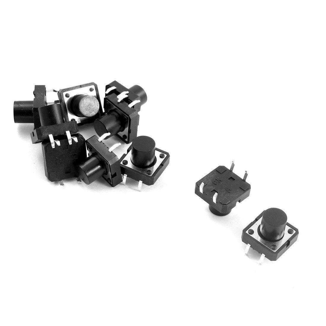 10 Pcs 12x12x9.5mm PCB Momentary Tact Push Button Switch 4 Pin DIP
